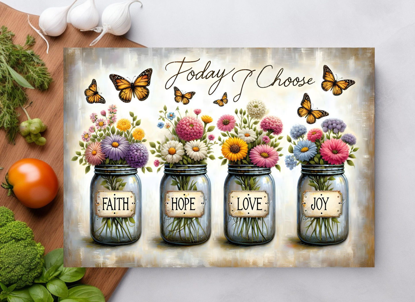 Glass Cutting Board Today I Choose