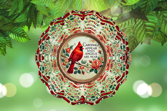 Wind Spinner Cardinal
