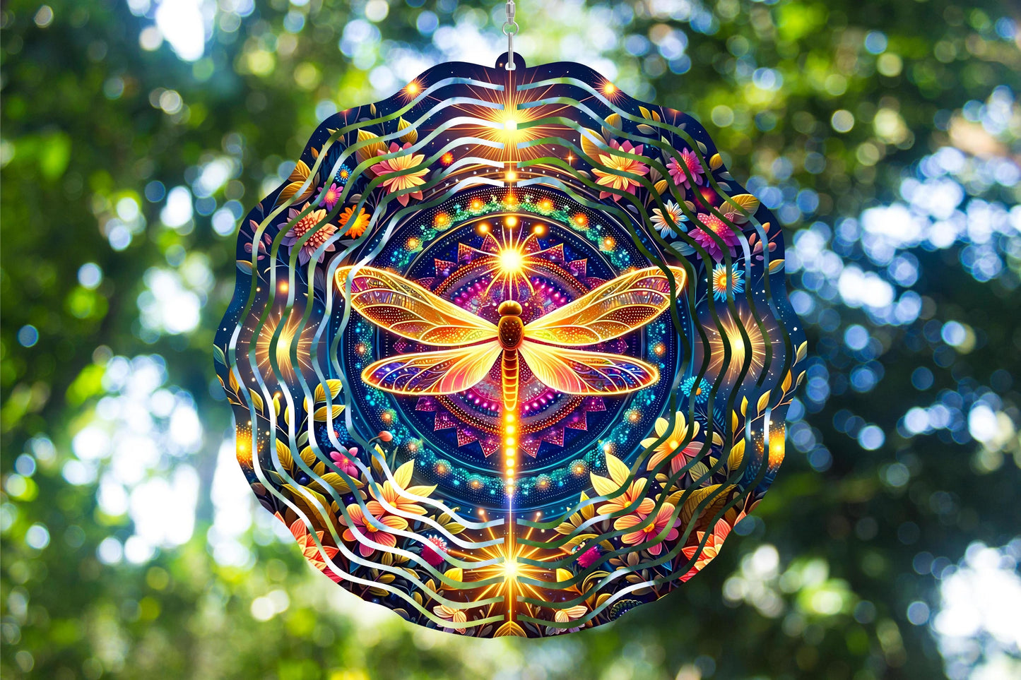 Wind Spinner Dragonfly