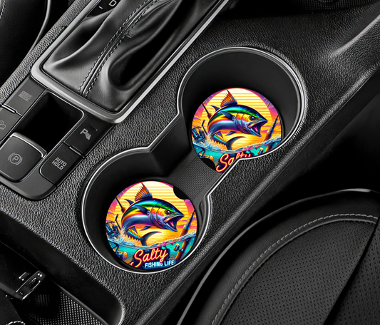 Custom Car Coasters Salt Fish