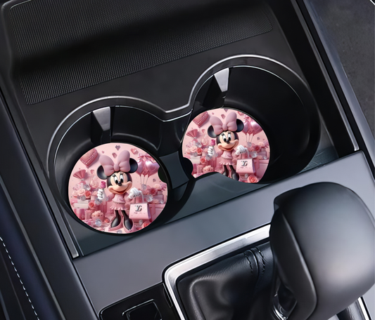 Custom Car Coasters Minnie