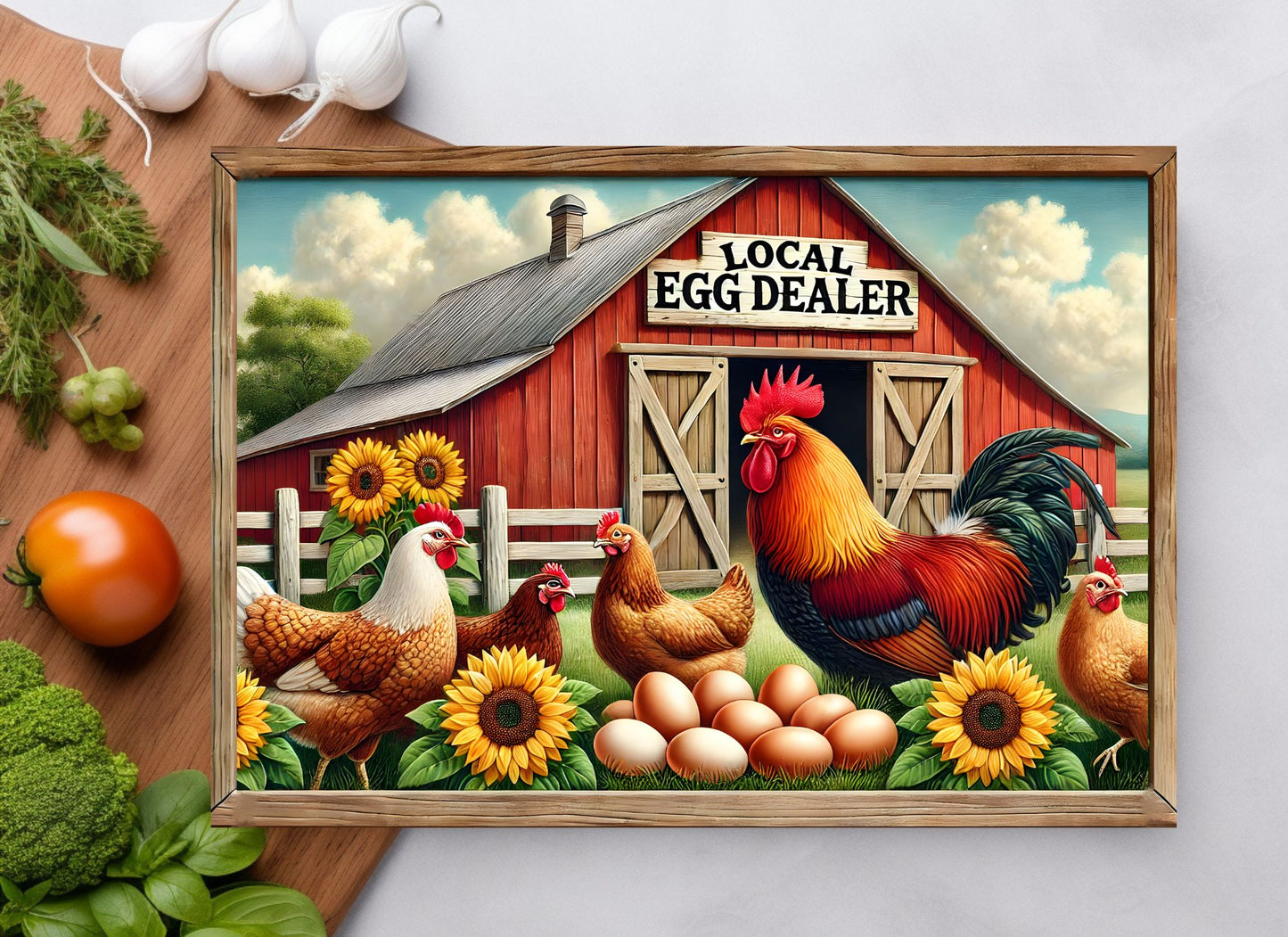 Glass Cutting Board Local Egg Dealer